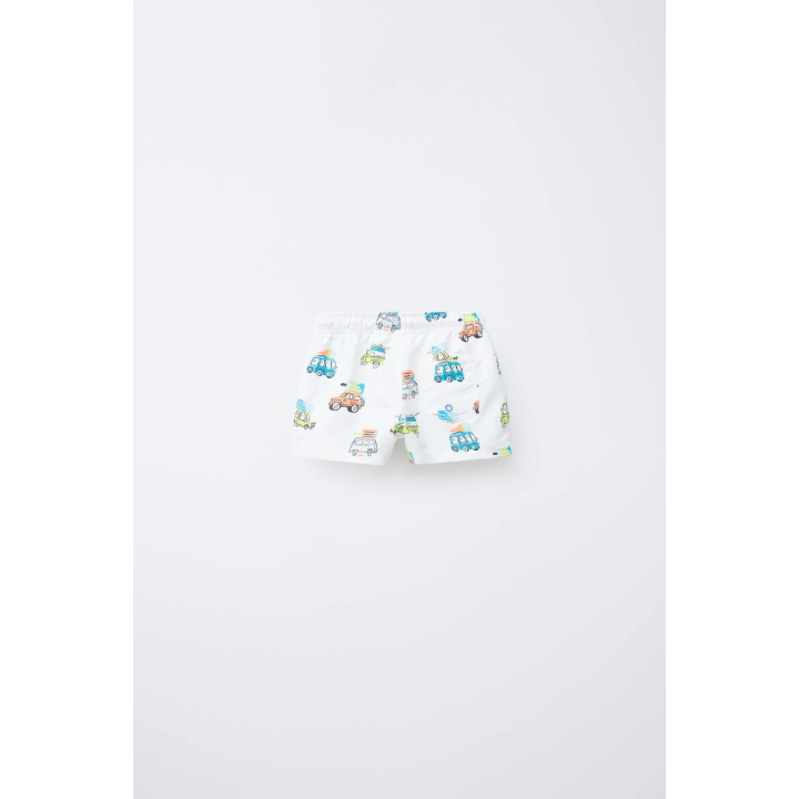 Шорты для плавания с принтами машин и мороженого для 2-6 лет