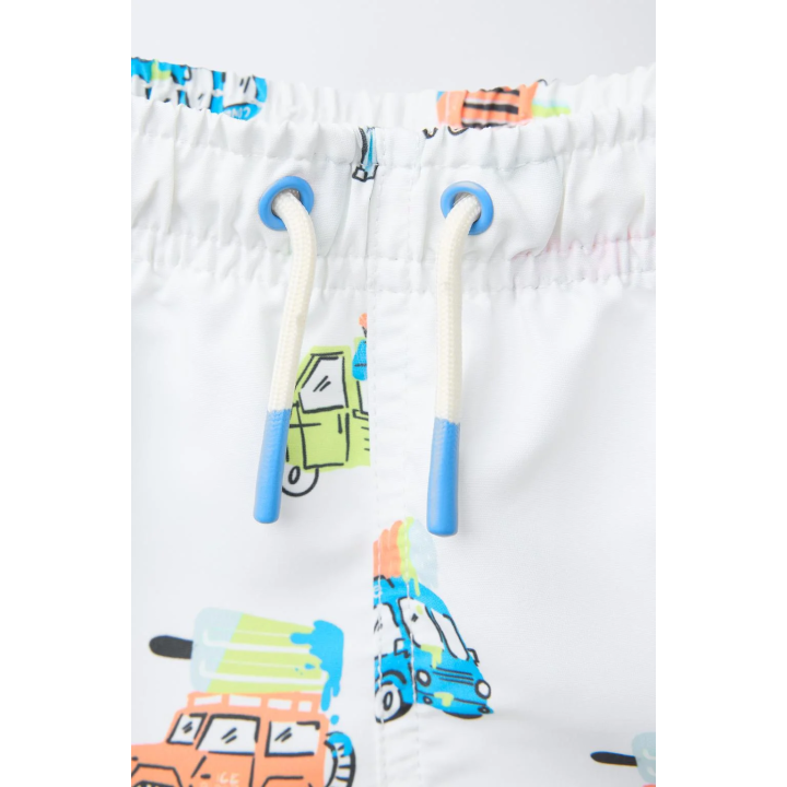 Шорты для плавания с принтами машин и мороженого для 2-6 лет