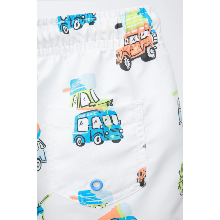 Шорты для плавания с принтами машин и мороженого для 2-6 лет