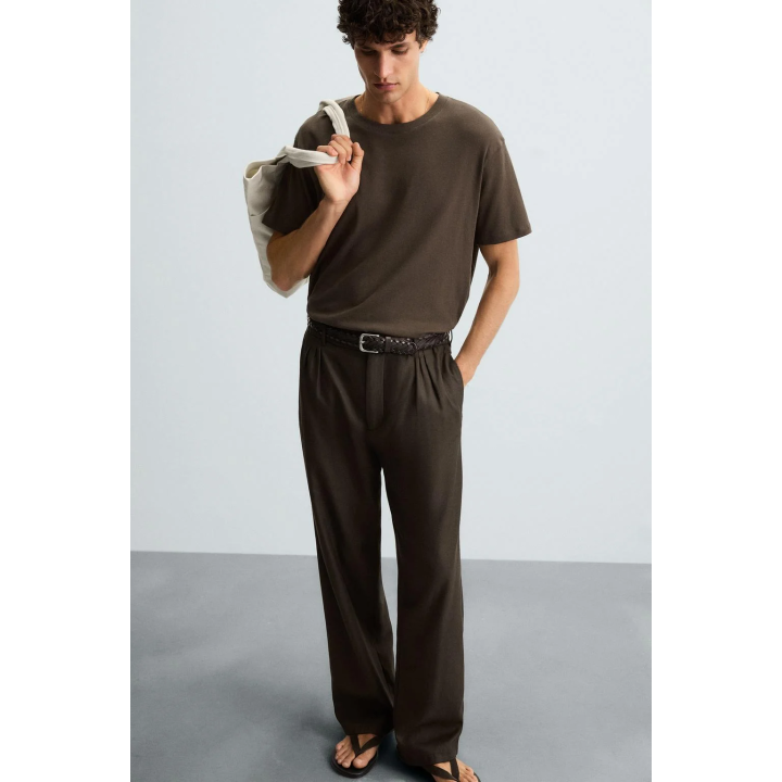 ХЛОПКОВАЯ ФУТБОЛКА С ТЕКСТУРОЙ