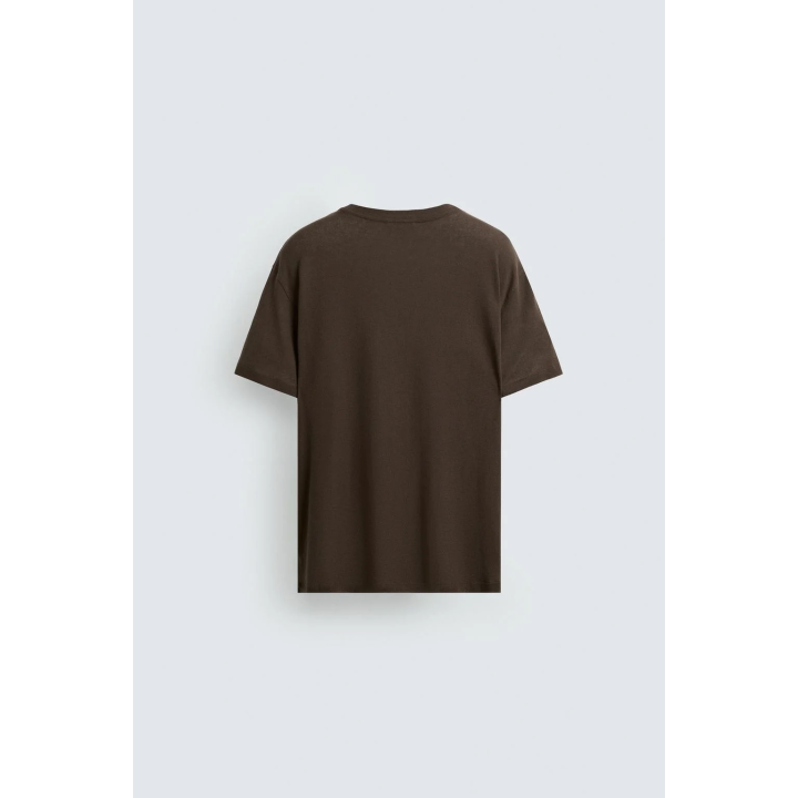 ХЛОПКОВАЯ ФУТБОЛКА С ТЕКСТУРОЙ