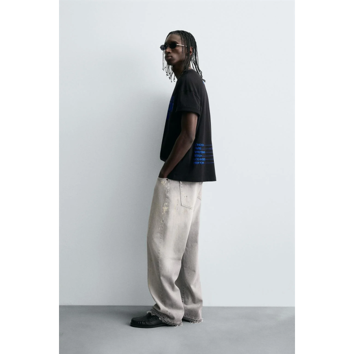 ФУТБОЛКА С ГРАФИЧЕСКИМ ТЕКСТОМ