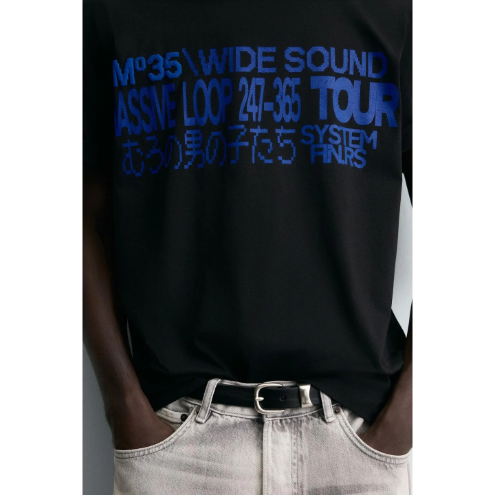 ФУТБОЛКА С ГРАФИЧЕСКИМ ТЕКСТОМ