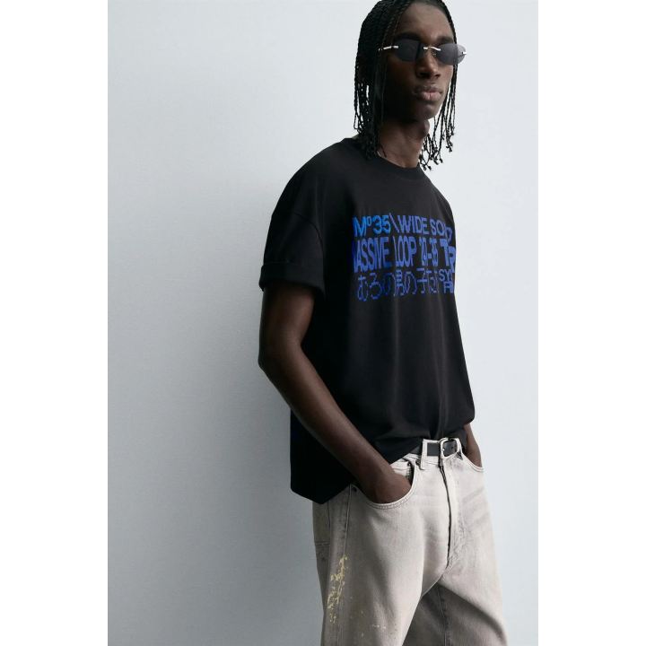 ФУТБОЛКА С ГРАФИЧЕСКИМ ТЕКСТОМ