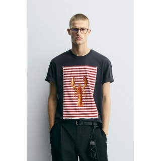 ФУТБОЛКА С НАШИВКОЙ «ЛОБСТЕР»