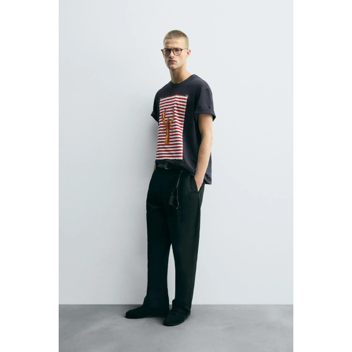 ФУТБОЛКА С НАШИВКОЙ «ЛОБСТЕР»