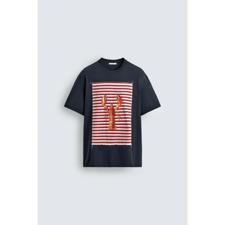 ФУТБОЛКА С НАШИВКОЙ «ЛОБСТЕР»