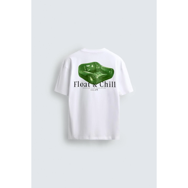 ФУТБОЛКА С КОНТРАСТНЫМИ ПРИНТАМИ