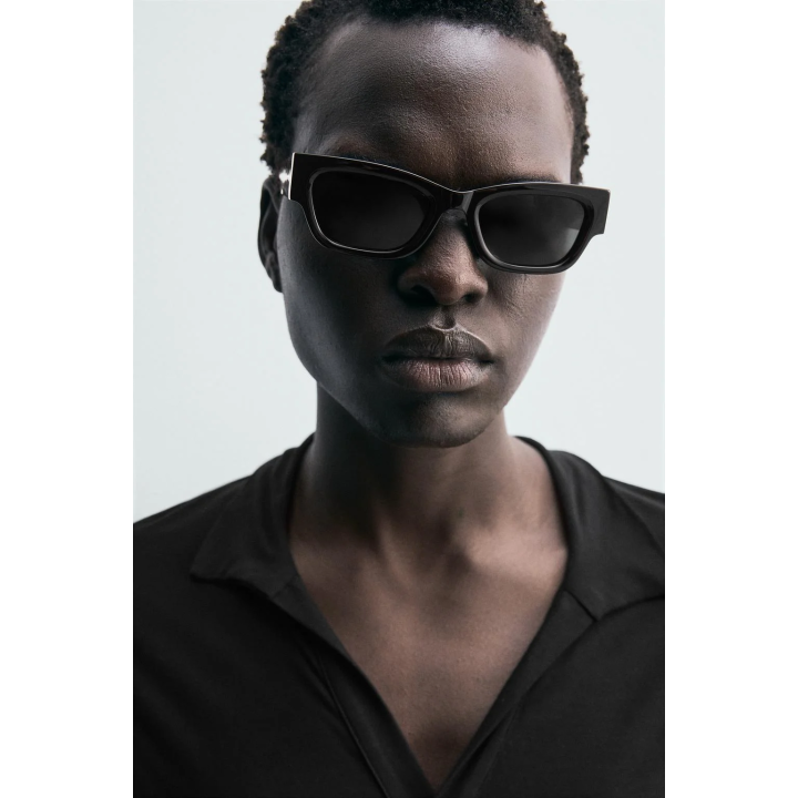 Поло из полупрозрачного ленселла с воротником