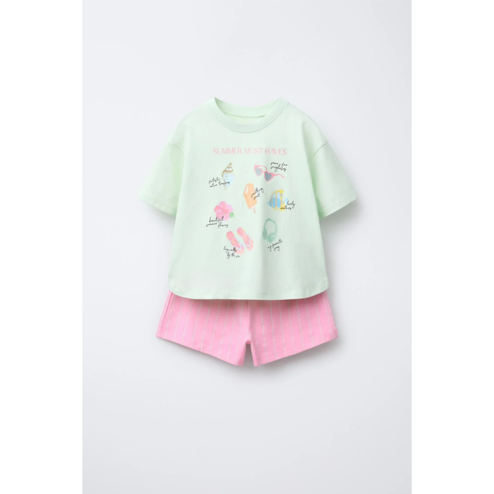 Пижама с принтом для детей от 6 до 14 лет