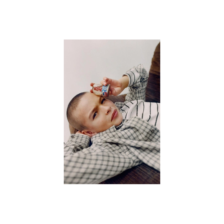 ФЛАНЕЛЕВАЯ РУБАШКА В КЛЕТКУ С КАРМАНОМ