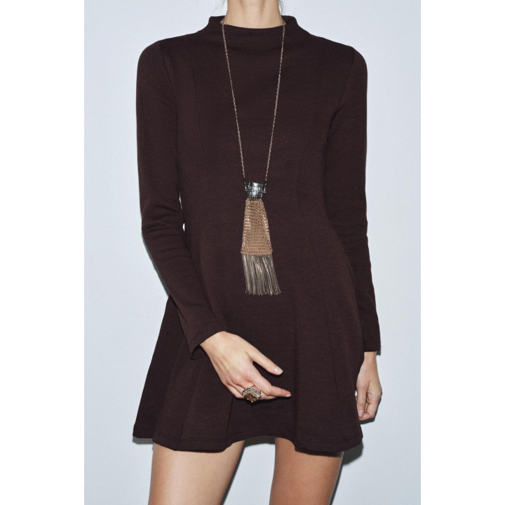 Платье-солнце короткое