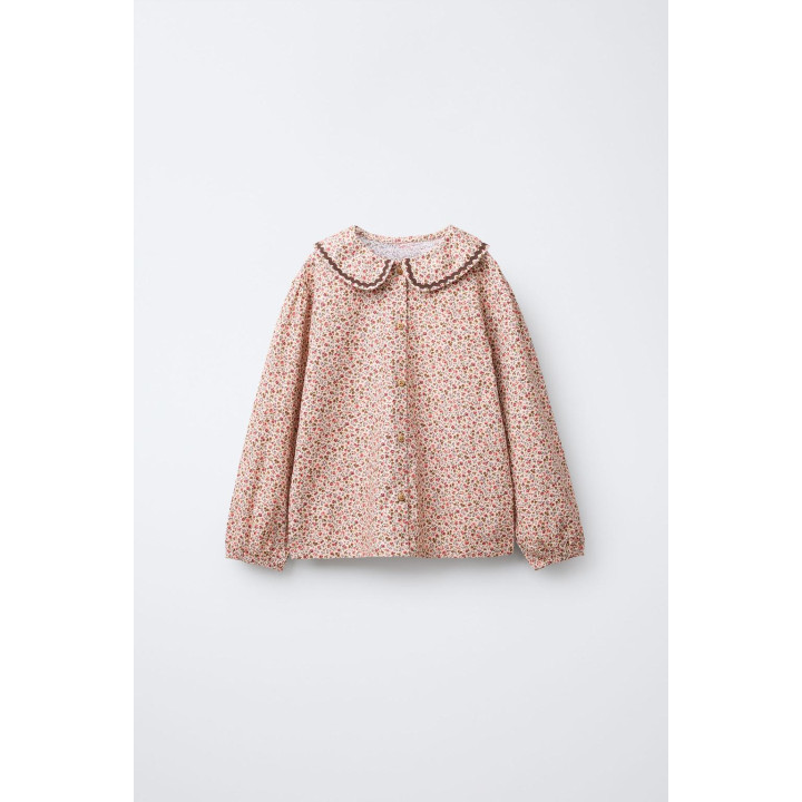 2-6 ЛЕТ/ПИЖАМА В ЦВЕТОЧНЫЙ ПРИНТ С КРУЖЕВОМ