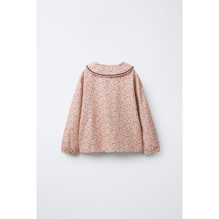 2-6 ЛЕТ/ПИЖАМА В ЦВЕТОЧНЫЙ ПРИНТ С КРУЖЕВОМ