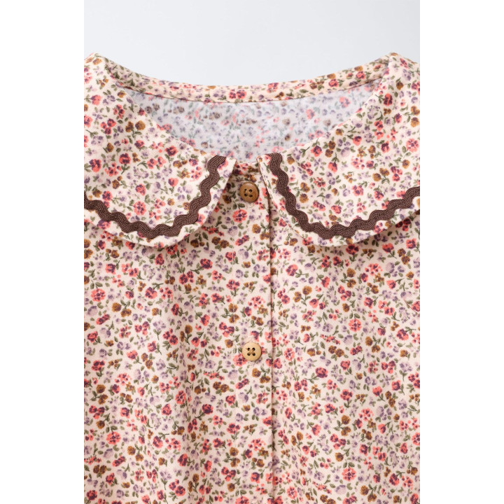 6-14 ЛЕТ/ПИЖАМА «ЦВЕТЫ И КРУЖЕВО»