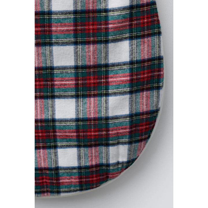 Спальный мешок в клетку из фланели