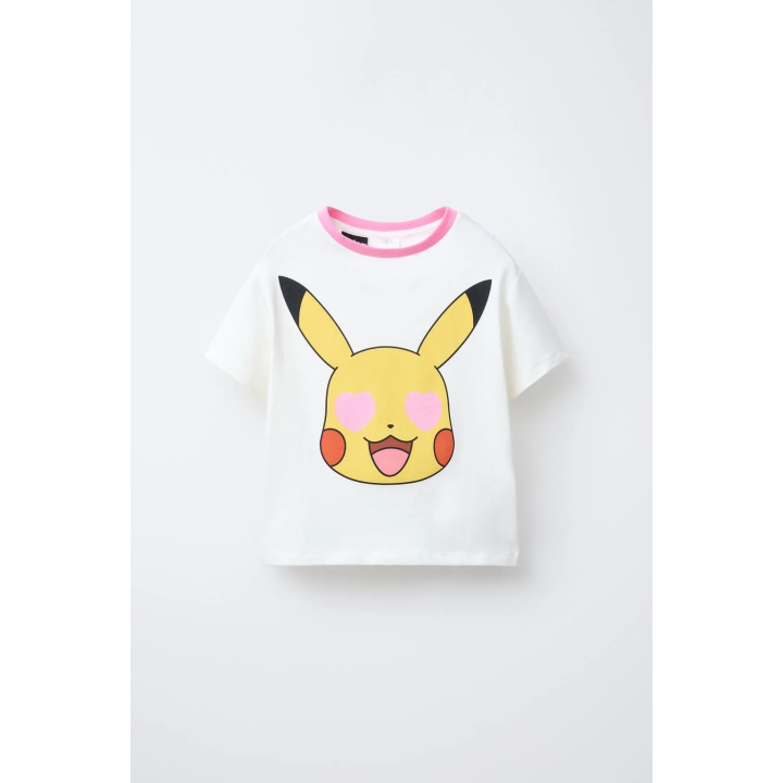 Пижама с футболкой и бермудами 6-14 лет / покемон пикачу ™