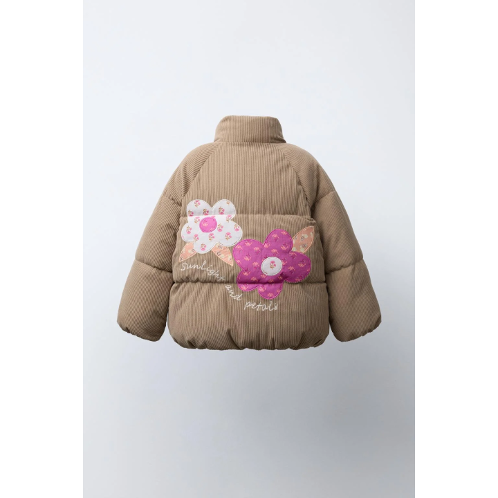 СТЕГАНАЯ КУРТКА ИЗ ВЕЛЬВЕТА В СТИЛЕ ПЭЧВОРК