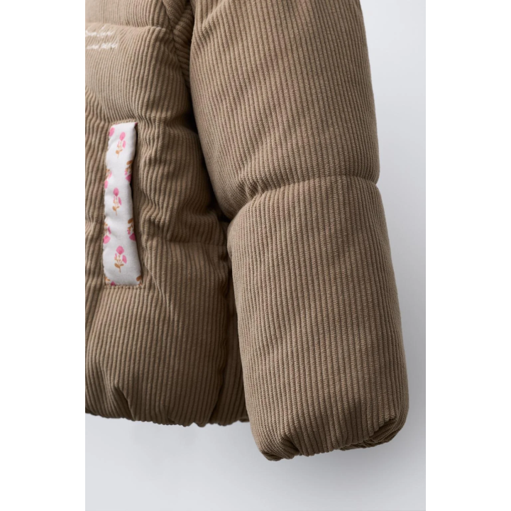 СТЕГАНАЯ КУРТКА ИЗ ВЕЛЬВЕТА В СТИЛЕ ПЭЧВОРК