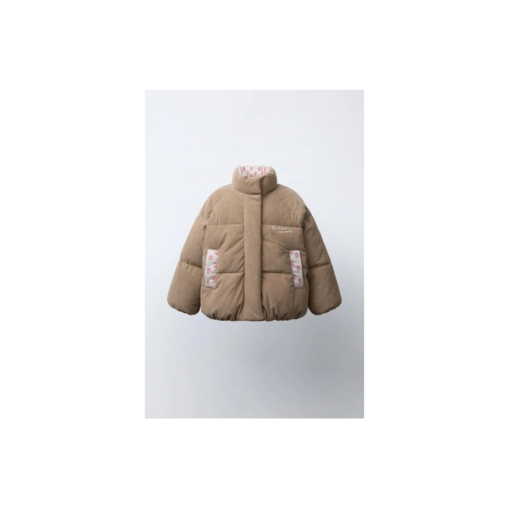 СТЕГАНАЯ КУРТКА ИЗ ВЕЛЬВЕТА В СТИЛЕ ПЭЧВОРК