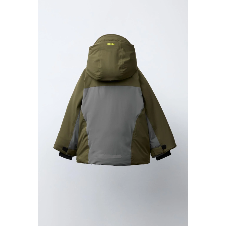 COLOUR BLOCK HOODED WATERPROOF AND WINDPROOF JACKET RECCO® SYSTEM SKI COLLECTION