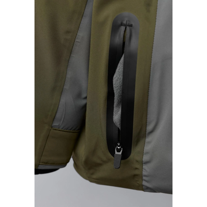 COLOUR BLOCK HOODED WATERPROOF AND WINDPROOF JACKET RECCO® SYSTEM SKI COLLECTION