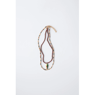 НАБОР ИЗ 2 ОЖЕРЕЛИЙ С БУСИНАМИ