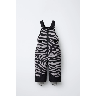 КОМБИНЕЗОН ДЛЯ ЛЫЖ С ВОДО- И ВЕТРОЗАЩИТОЙ, ПРИНТ «ЗЕБРА»