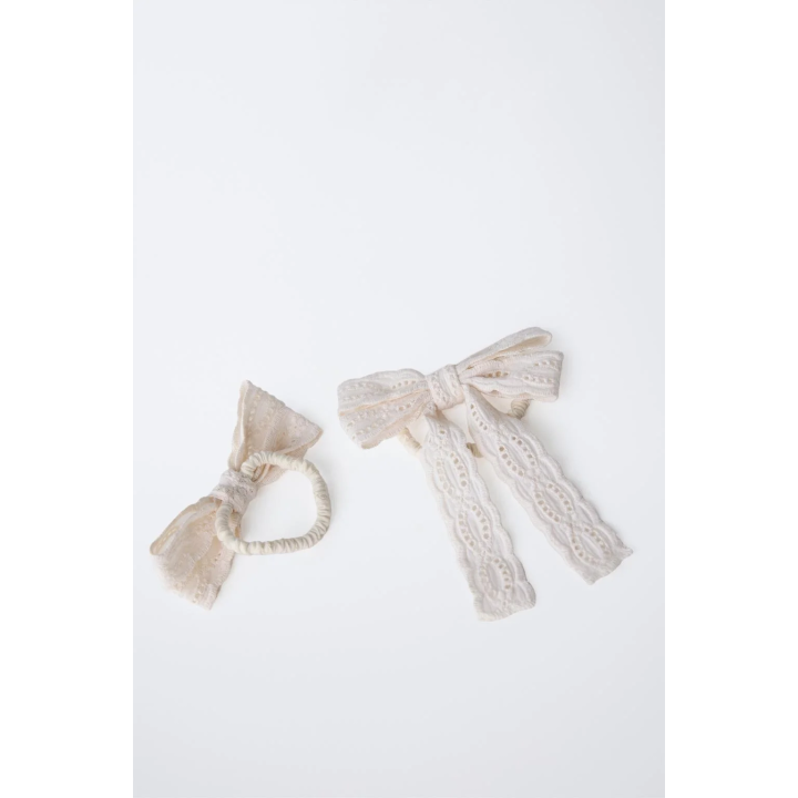 НАБОР ИЗ 2 РЕЗИНОК ДЛЯ ВОЛОС С БАНТОМ