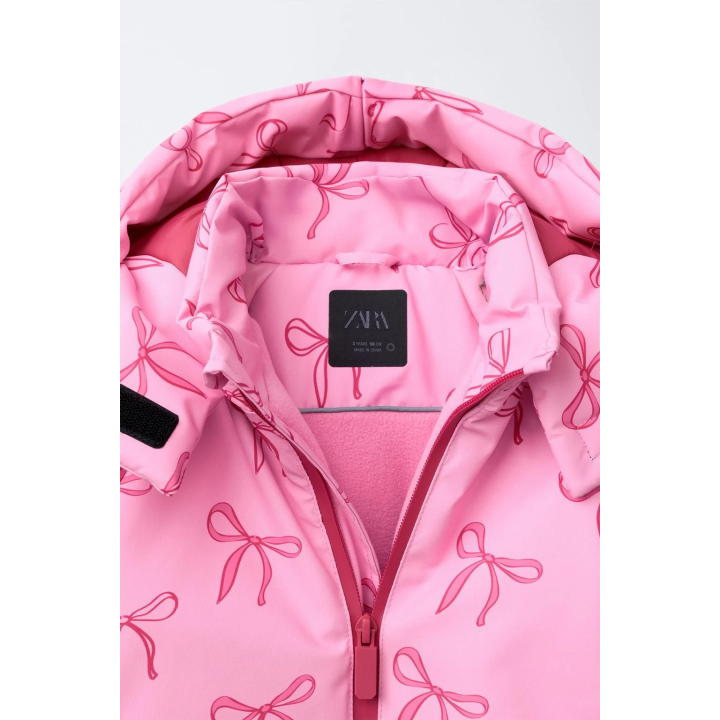 ДЛИННЫЙ КОМБИНЕЗОН WATER RESISTANT И WINDPROOF С БАНТАМИ