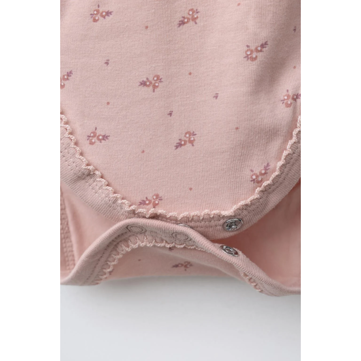 НАБОР ИЗ ТРЕХ БОДИ-КИМОНО С ЦВЕТОЧНЫМ ПРИНТОМ