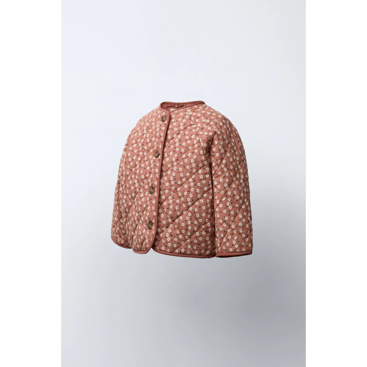 КУРТКА ИЗ НЕЙЛОНА С ЦВЕТОЧНЫМ ПРИНТОМ