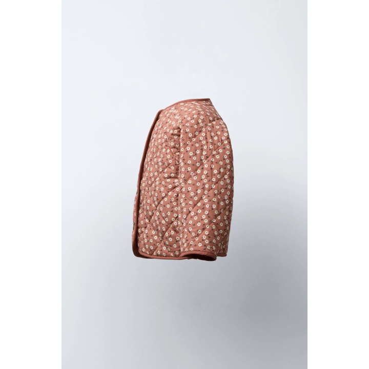 КУРТКА ИЗ НЕЙЛОНА С ЦВЕТОЧНЫМ ПРИНТОМ