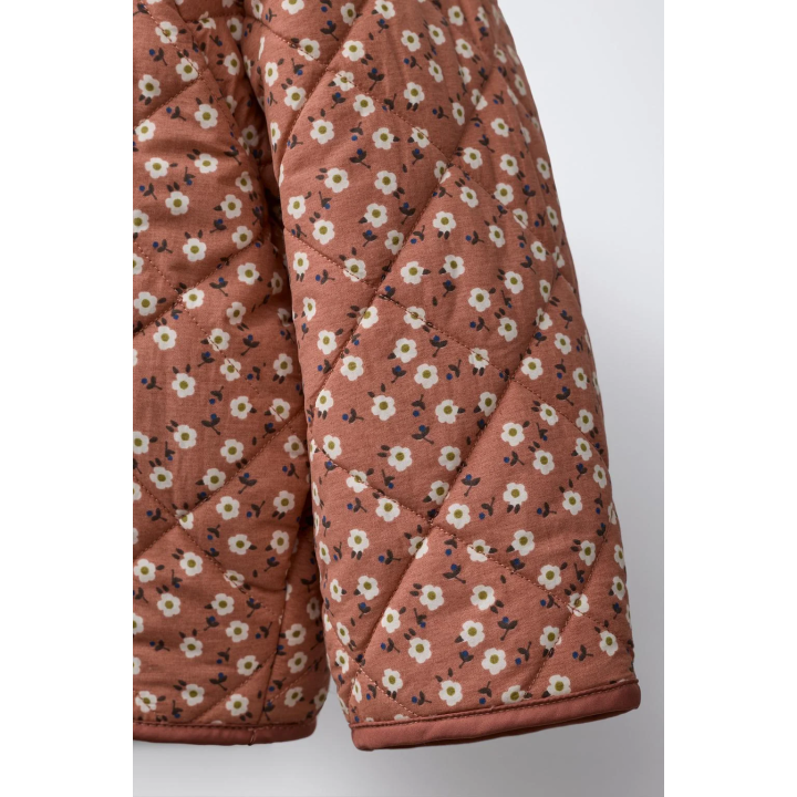 КУРТКА ИЗ НЕЙЛОНА С ЦВЕТОЧНЫМ ПРИНТОМ