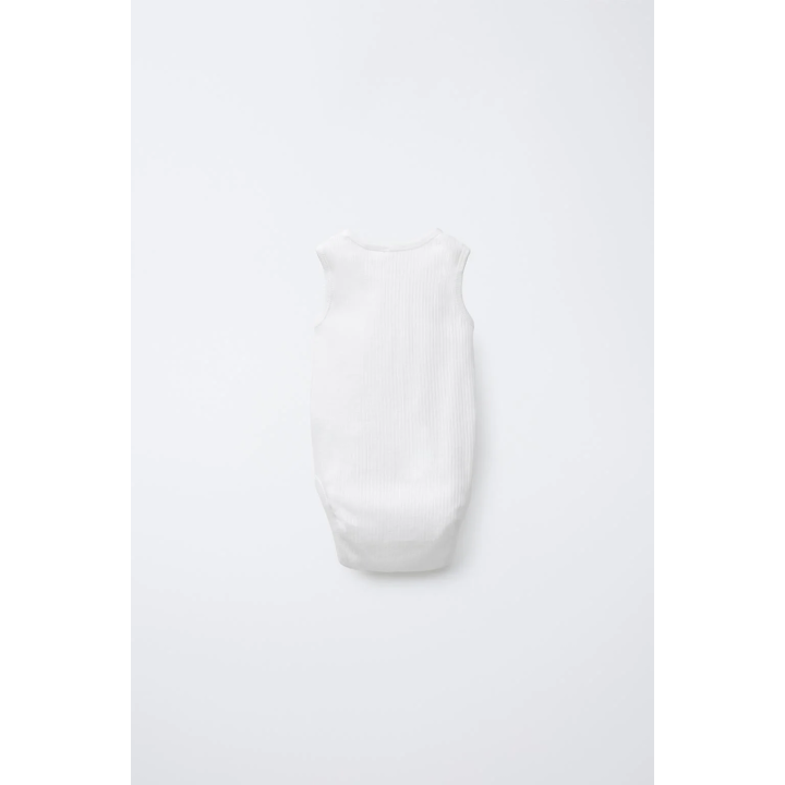 Набор из 3-х ребристых боди без рукавов