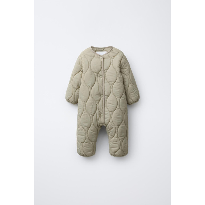 ДЛИННЫЙ СТЕГАНЫЙ КОМБИНЕЗОН