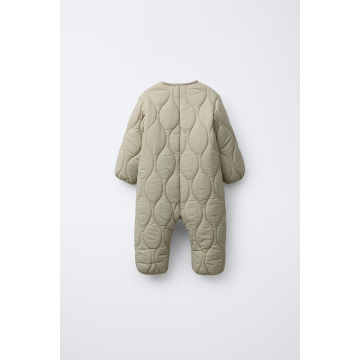 ДЛИННЫЙ СТЕГАНЫЙ КОМБИНЕЗОН