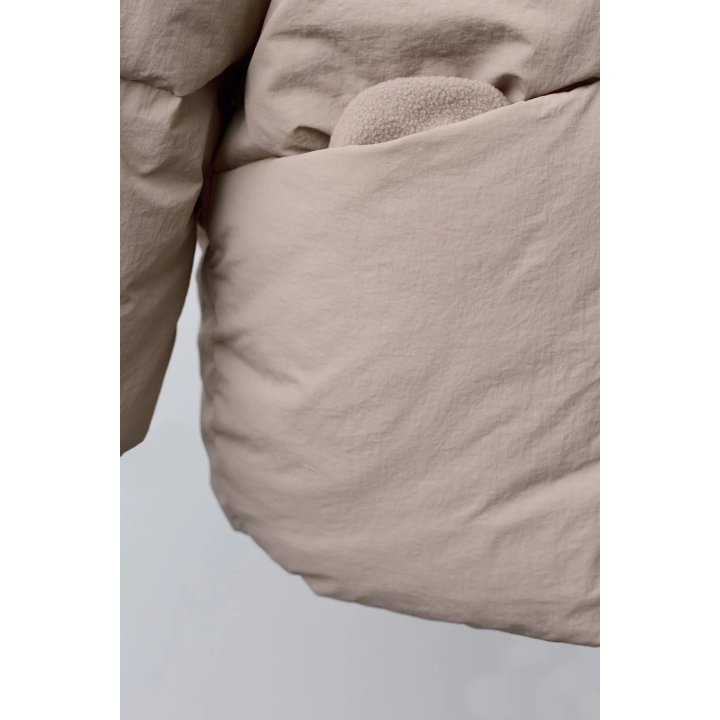 ПУХОВИК WATER REPELLENT С ОТСТЕГИВАЮЩИМСЯ МЕХОВЫМ КАПЮШОНОМ