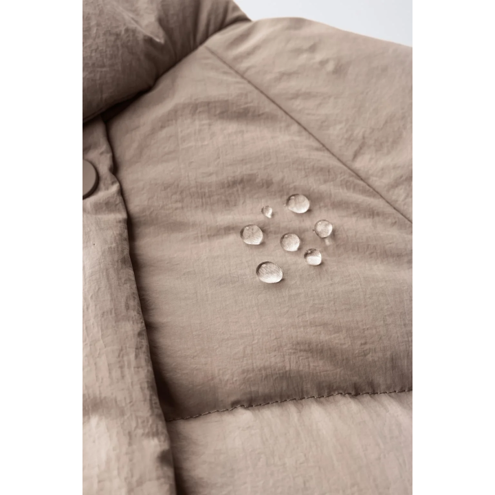 ПУХОВИК WATER REPELLENT С ОТСТЕГИВАЮЩИМСЯ МЕХОВЫМ КАПЮШОНОМ