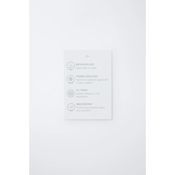 ПУХОВИК WATER REPELLENT С ОТСТЕГИВАЮЩИМСЯ МЕХОВЫМ КАПЮШОНОМ