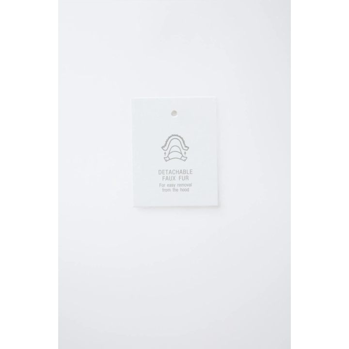 ПУХОВИК WATER REPELLENT С ОТСТЕГИВАЮЩИМСЯ МЕХОВЫМ КАПЮШОНОМ