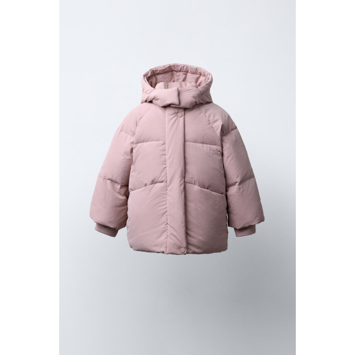 ПУХОВИК WATER REPELLENT С ОТСТЕГИВАЮЩИМСЯ МЕХОВЫМ КАПЮШОНОМ