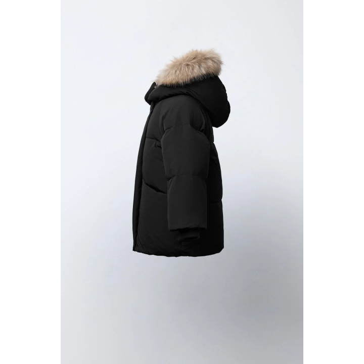 ПУХОВИК WATER REPELLENT С ОТСТЕГИВАЮЩИМСЯ МЕХОВЫМ КАПЮШОНОМ