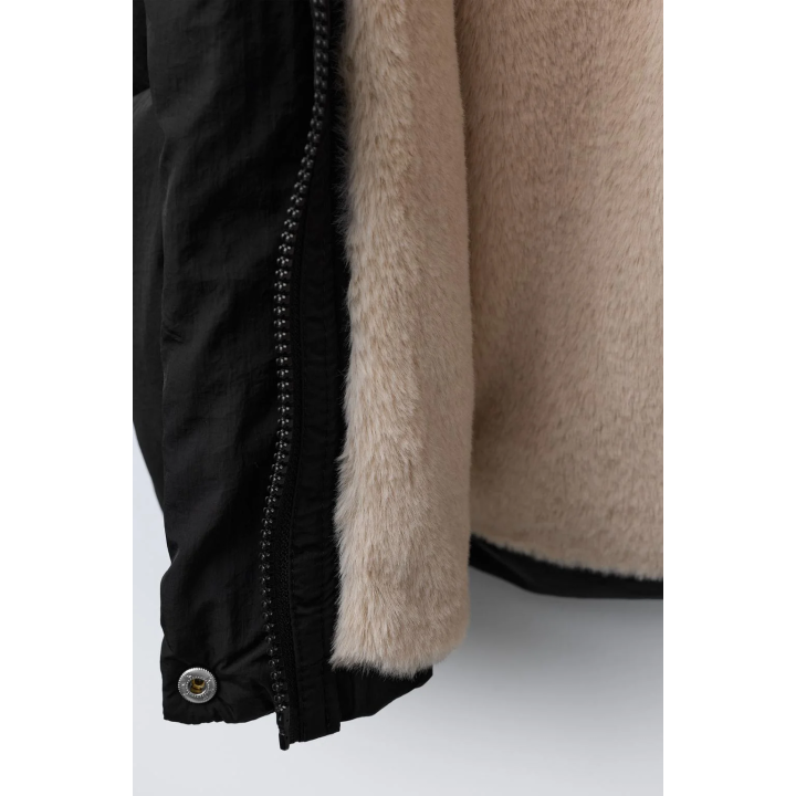 ПУХОВИК WATER REPELLENT С ОТСТЕГИВАЮЩИМСЯ МЕХОВЫМ КАПЮШОНОМ