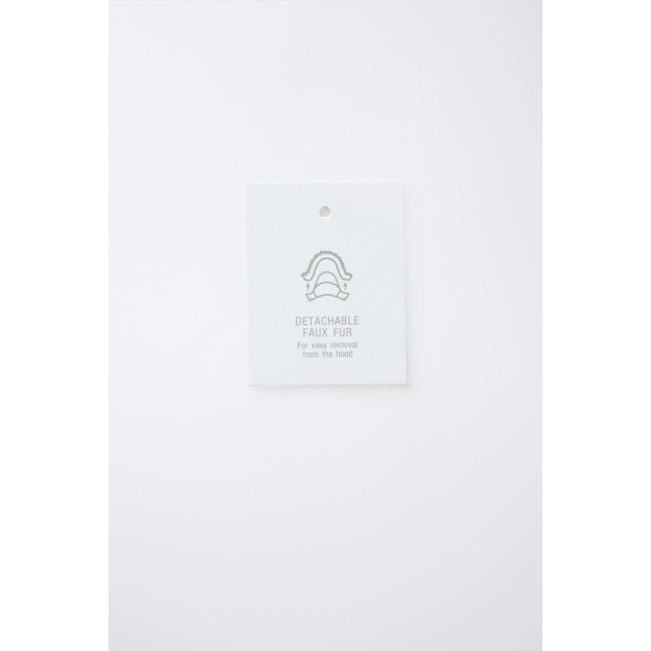 ПУХОВИК WATER REPELLENT С ОТСТЕГИВАЮЩИМСЯ МЕХОВЫМ КАПЮШОНОМ