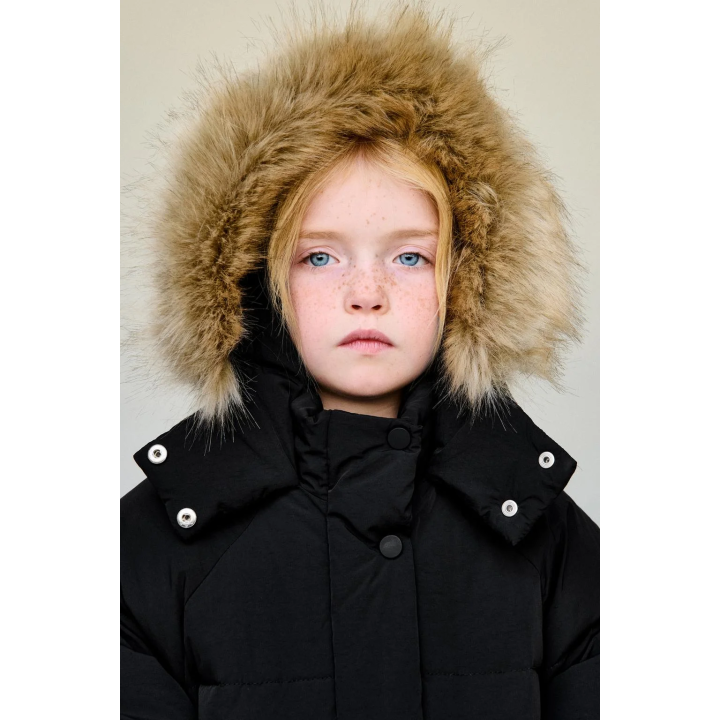 ПУХОВИК WATER REPELLENT С ОТСТЕГИВАЮЩИМСЯ МЕХОВЫМ КАПЮШОНОМ