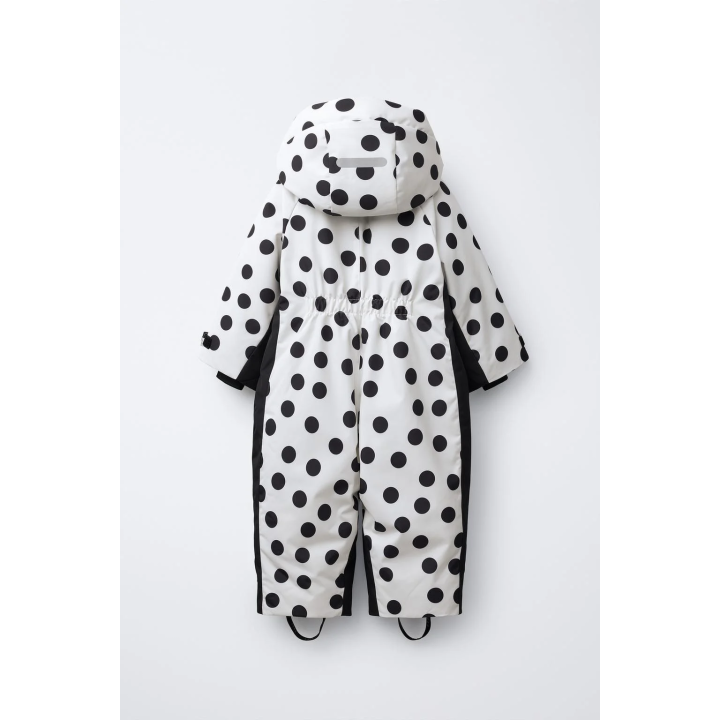 ГОРНОЛЫЖНЫЙ КОМБИНЕЗОН WATER RESISTANT И WINDPROOF В ГОРОШЕК
