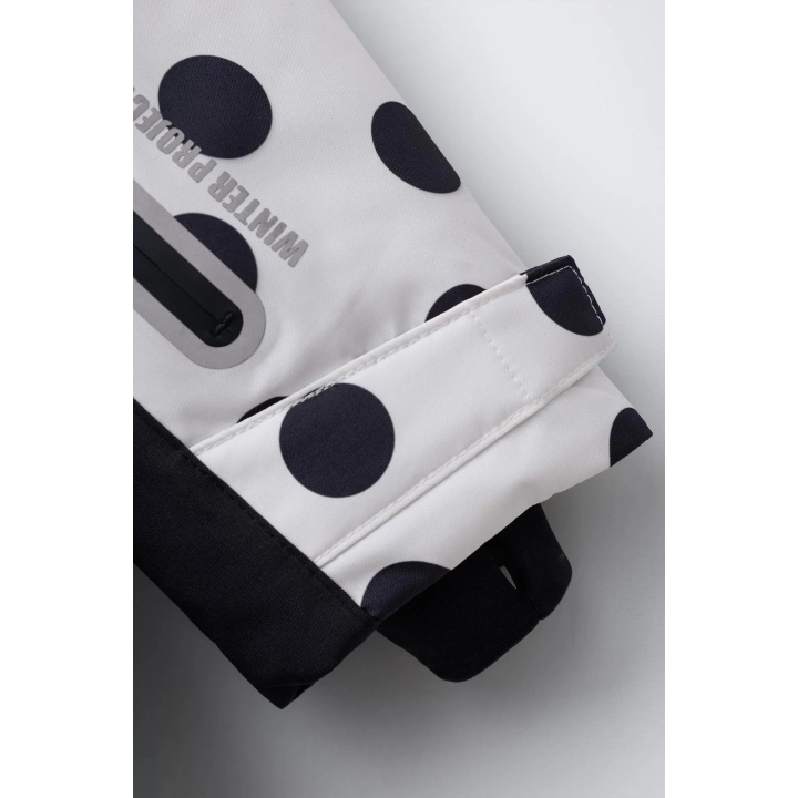 ГОРНОЛЫЖНЫЙ КОМБИНЕЗОН WATER RESISTANT И WINDPROOF В ГОРОШЕК