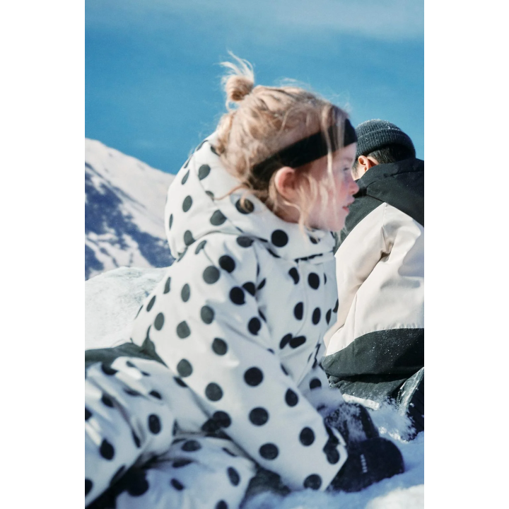 ГОРНОЛЫЖНЫЙ КОМБИНЕЗОН WATER RESISTANT И WINDPROOF В ГОРОШЕК