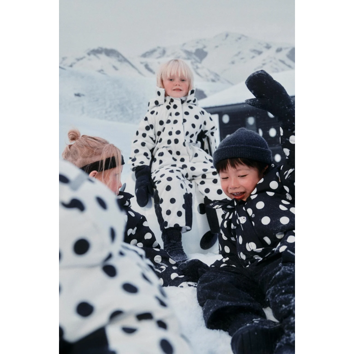 ГОРНОЛЫЖНЫЙ КОМБИНЕЗОН WATER RESISTANT И WINDPROOF В ГОРОШЕК